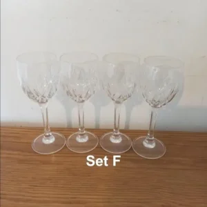 Sets of Vintage Sherry / Port / Liqueur Glasses. Various Sets. All Good Condition.
